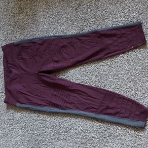 Maroon walmart leggings